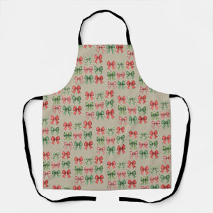 Tablier Noël Arc Coquette Joli Noël Vacances