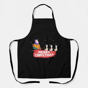 Tablier Noël australien, Père Noël, plage