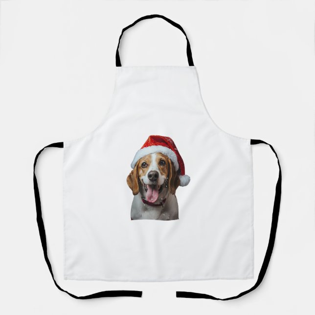 Tablier Noël beagle (Recto)