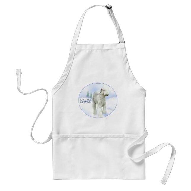 Tablier Noel Bedlington Terrier (Devant)