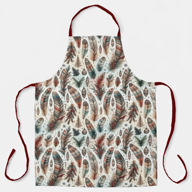 Tablier Noël bohème (Recto)