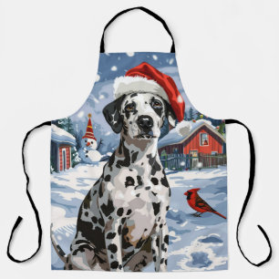 Tablier Noël Dalmatien Merveilleux Joyeux Noël