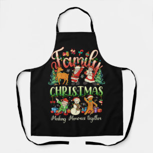 Tablier Noël de famille faire des souvenirs ensemble Père