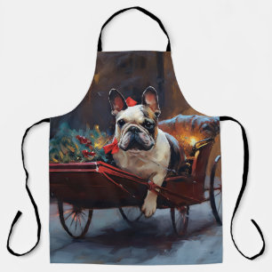 Tablier Noël de la saison festive Bouledogue français