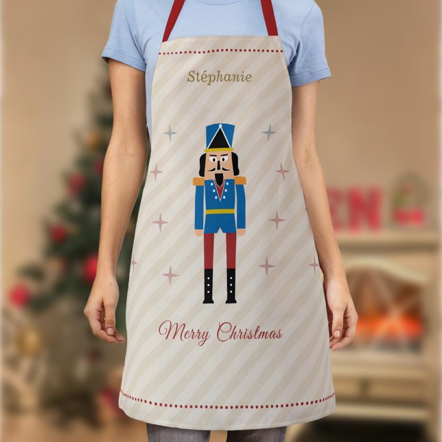 Tablier Noël des noisettes (Nutcracker Christmas Apron)