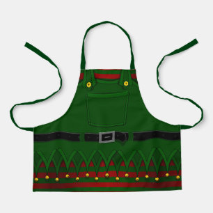Tablier Noël Elf Aprons Festive vacances costume Apron
