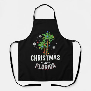 Tablier Noël En Floride Pont Les Palmiers Famille Va