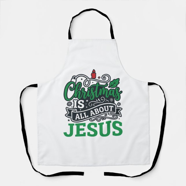 Tablier Noël est tout sur le design Jésus (Recto)