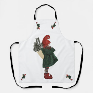 Tablier Noël Gnome Apron   Vacances d'impression complètes