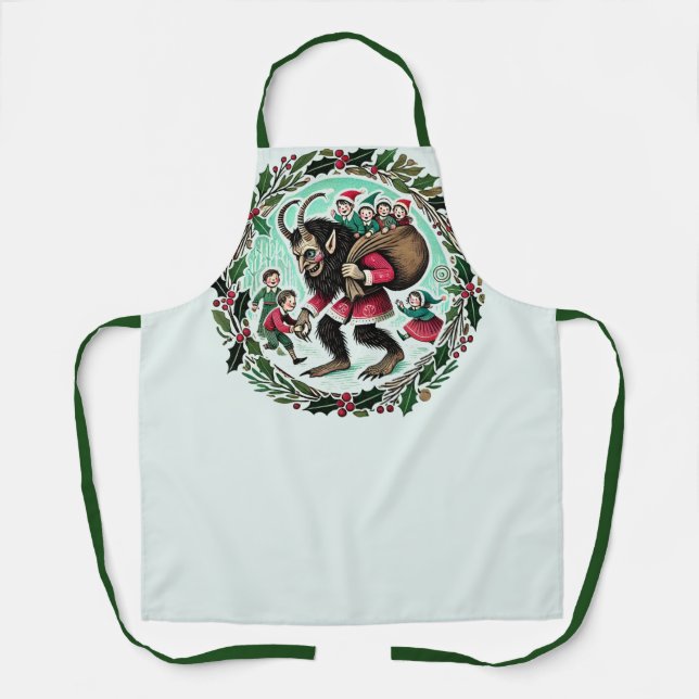 Tablier Noël Krampus (Recto)