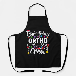 Tablier Noël Ortho Équipage Infirmière Docteur Tech Orthop