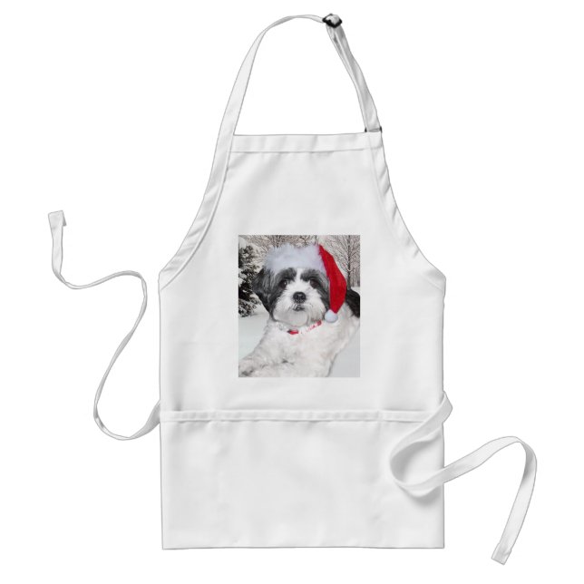 Tablier Noël Shih Tzu (Devant)