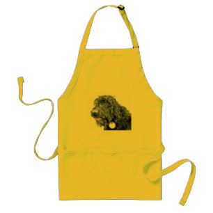 Tablier noir de Labradoodle