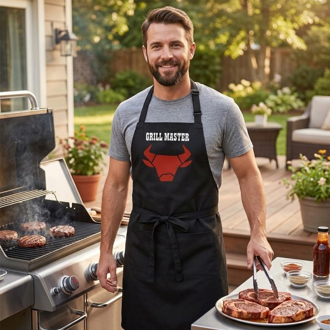Tablier noir de maître de grill Red Bull (Créateur téléchargé)