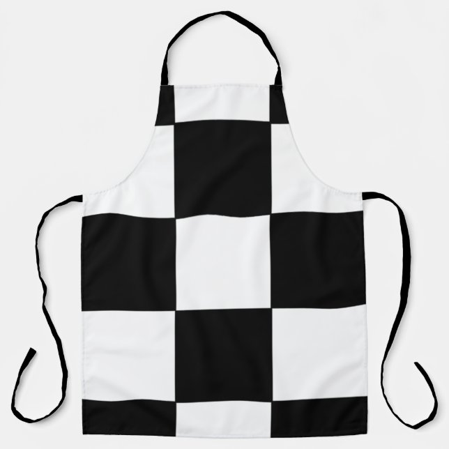 Tablier Noir et blanc (Recto)