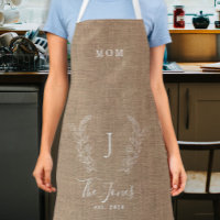 Nom de famille monogramme personnalisable robinet 