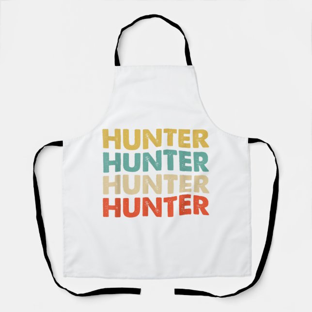 Tablier Nom du chasseur Chemises et cadeaux Nom du chasseu (Recto)
