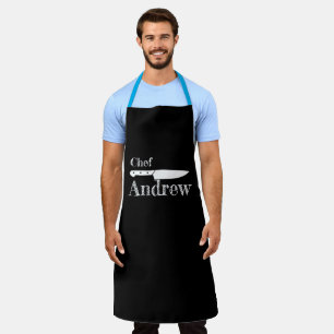 Tablier Nom du chef personnalisé Apron - Outil de cuisine 