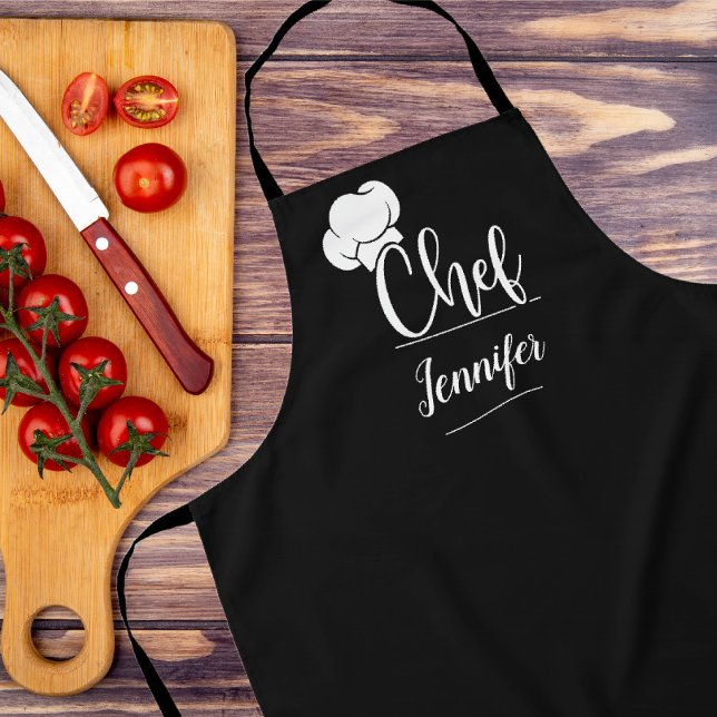 Tablier Nom du chef personnalisé Cadeau de cuisine pour ho (Créateur téléchargé)