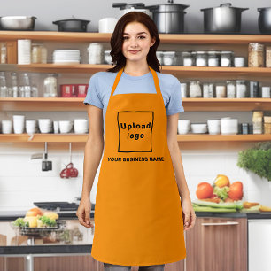 Tablier Nom et logo de l'entreprise sur un polyester coule
