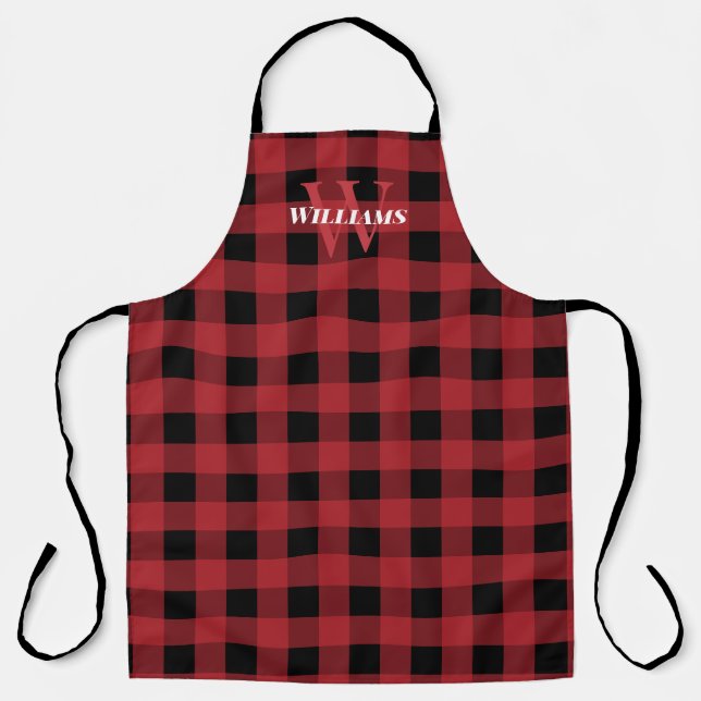 Tablier Nom et prénom du contrôle du Buffalo rouge (Recto)