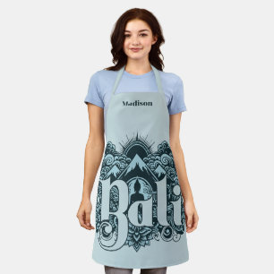 Tablier Nom personnalisé Bali