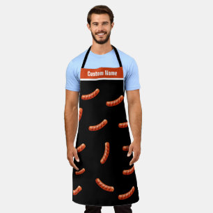 Tablier Nom Personnalisé Big Hot Dog Apron Funny Aprons Po