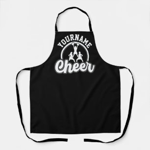Tablier NOM personnalisé Cheer Team Varsity Pom-pom girl