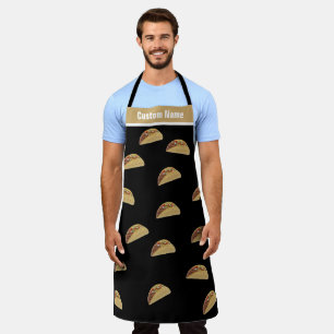 Tablier Nom personnalisé Funny Taco Apron
