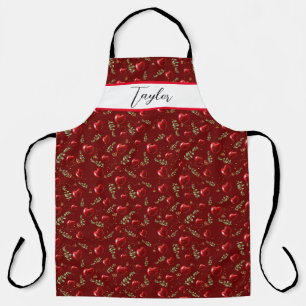 Tablier Nom personnalisé Just Cherries Motif