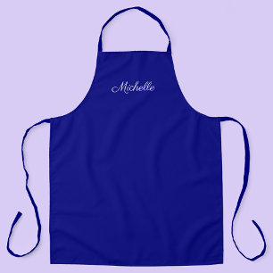 Tablier Nom personnalisé Marine Blue Chefs