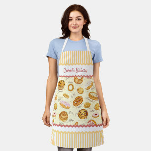 Tablier Nom personnalisé ou texte sur la boulangerie Swee