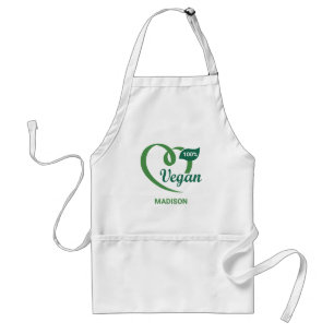Tablier Nom personnalisé Vegan