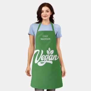 Tablier Nom personnalisé Vegan