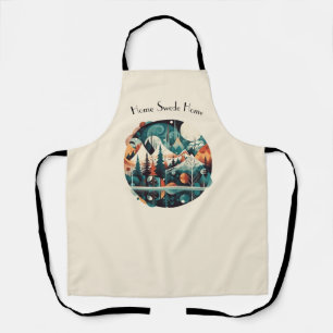 Tablier Nordic Pines & Peaks, personnalisable