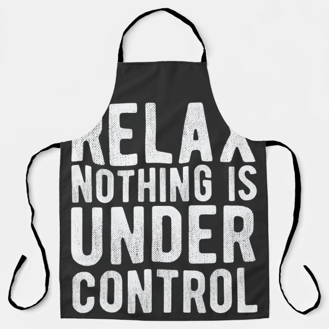 Tablier nothing is uncontrol (Recto)