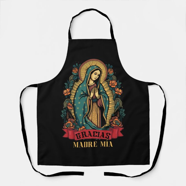 Tablier Notre Dame Virgen De Guadalupe Vierge Marie Gracia (Recto)