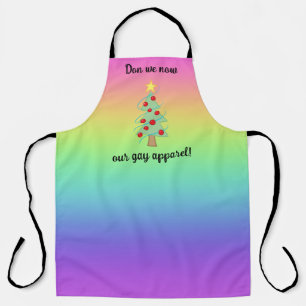 Tablier Notre Gay Vêtements Vacances Arc-en-ciel Apron