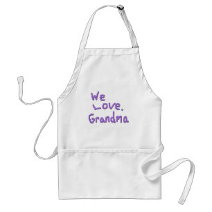 Tablier Nous aimons grand-mère Apron