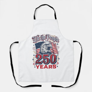 Tablier Nous Le Peuple 250 Ans Aigle Patriotique Vintage D