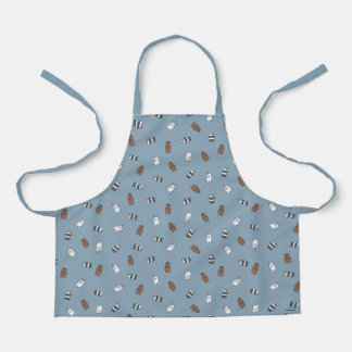 Tablier Nous Ours nu - Ours en verre soleil Motif