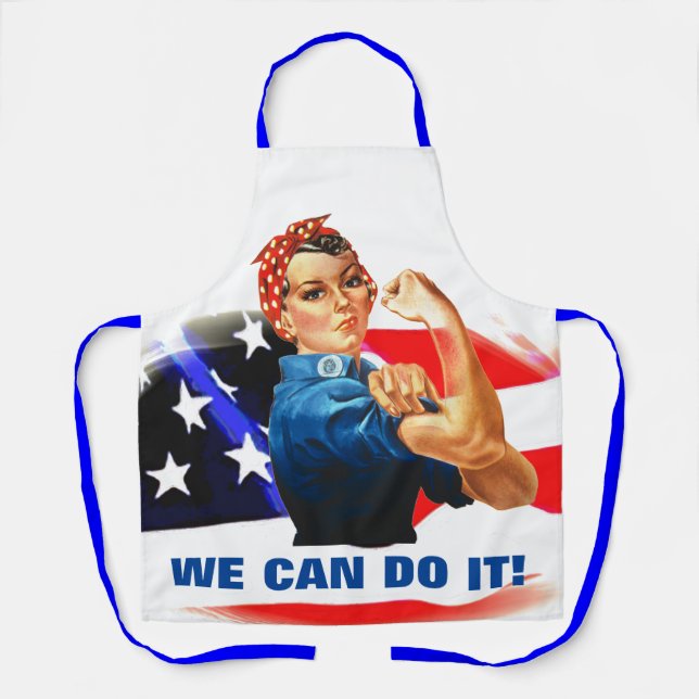 Tablier Nous pouvons le faire Rosie Riveter Women Power US (Recto)
