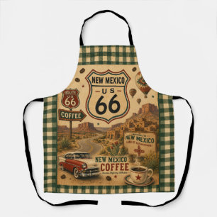 Tablier Nouveau-Mexique Route 66 Enchanted Café Road