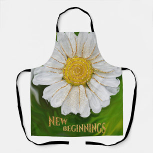 Tablier Nouveaux débuts - Puissance de fleur marguerite