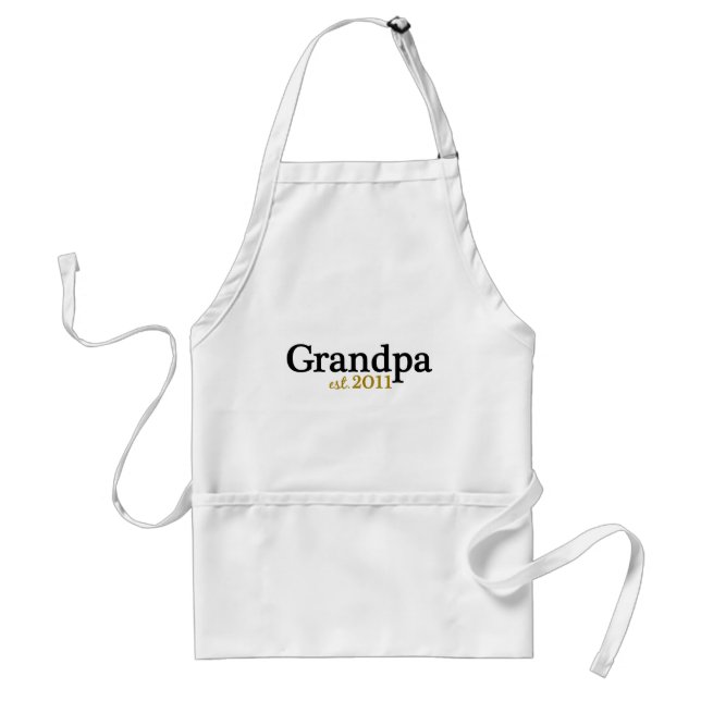 Tablier Nouvel est 2011 de grand-papa (Devant)