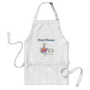 Tablier Nouvelle Nana de T-shirts et cadeaux d'avion-garço