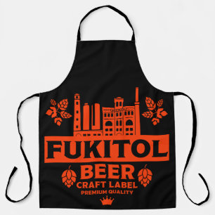 Tablier Novelty Funny Bière Étiquette
