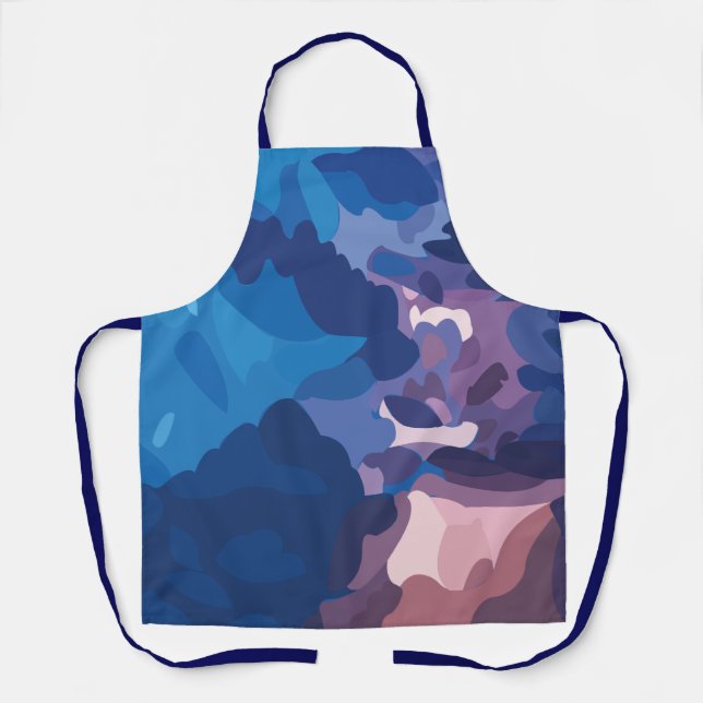 Tablier Nuages de tempête colorés  (Recto)