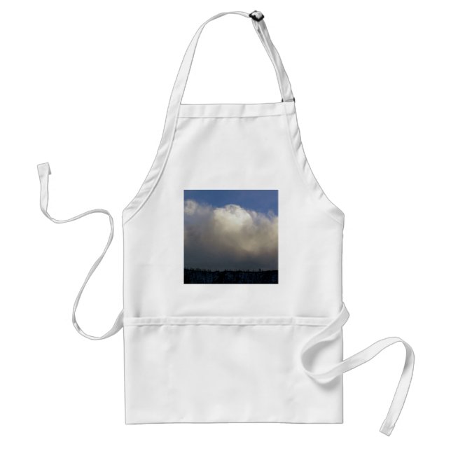 Tablier Nuages sur la crête (Devant)