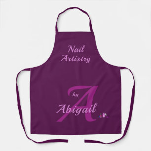Tablier Nuances De Purple Clou Artistère
